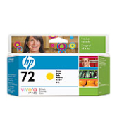 HP 72 130-ml Yellow Ink Cartridge (C9373A)