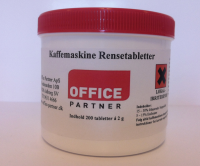 Rensetabletter til kaffeautomater